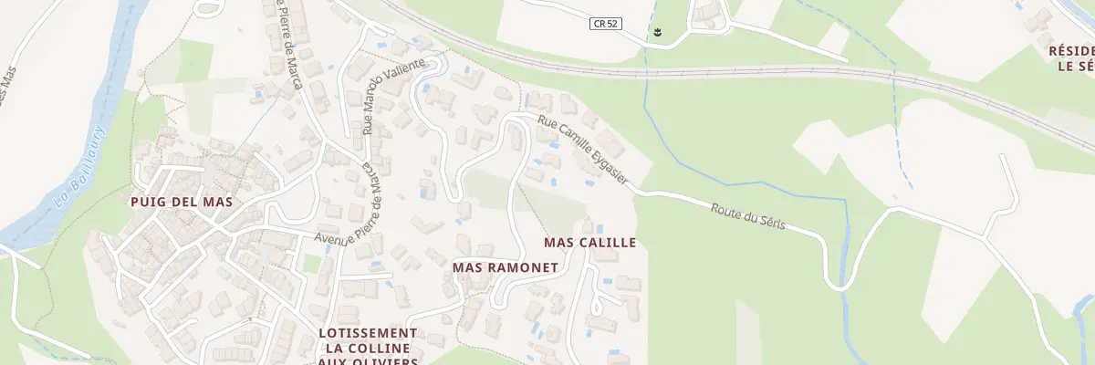 Plan du 5003F Rue Manolo Valiente à Banyuls-sur-Mer