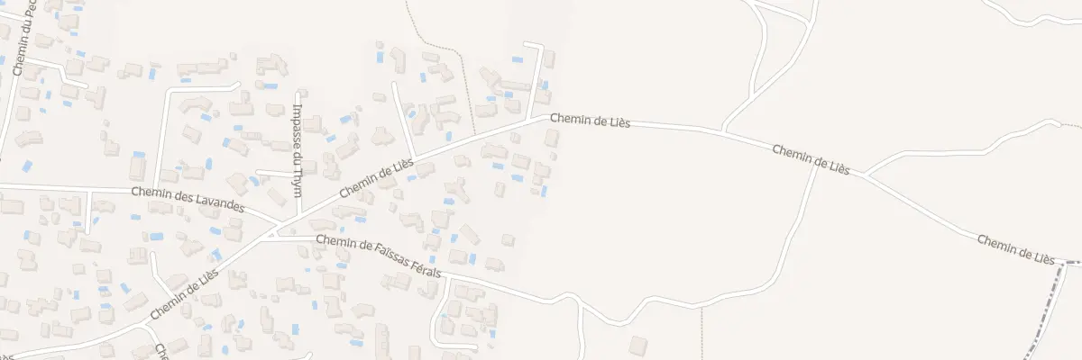 Plan du 38 Che de Lies à Salles-d’Aude