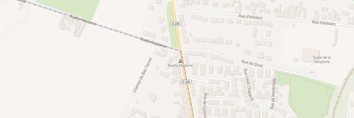 Plan du 1 Rue Madame à Waziers