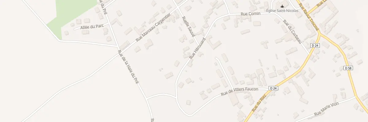 Plan du 16 Rue Hérouard à Épehy