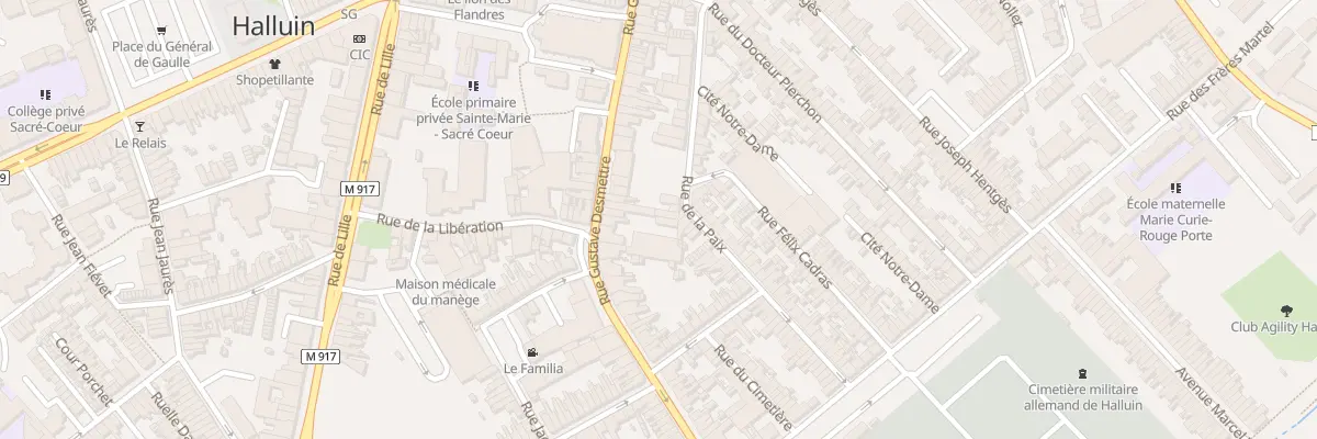 Plan du 42C Rue de la Paix à Halluin
