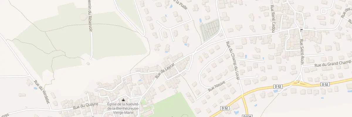 Plan du 17B Rue de Leyrat à La Roche-Blanche