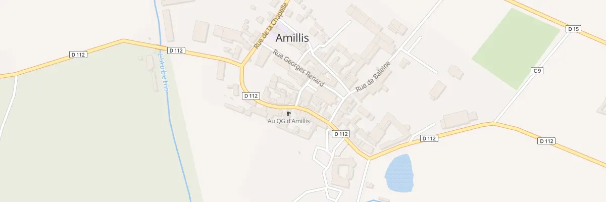 Plan du 7 Rue du Point du Jour à Amillis