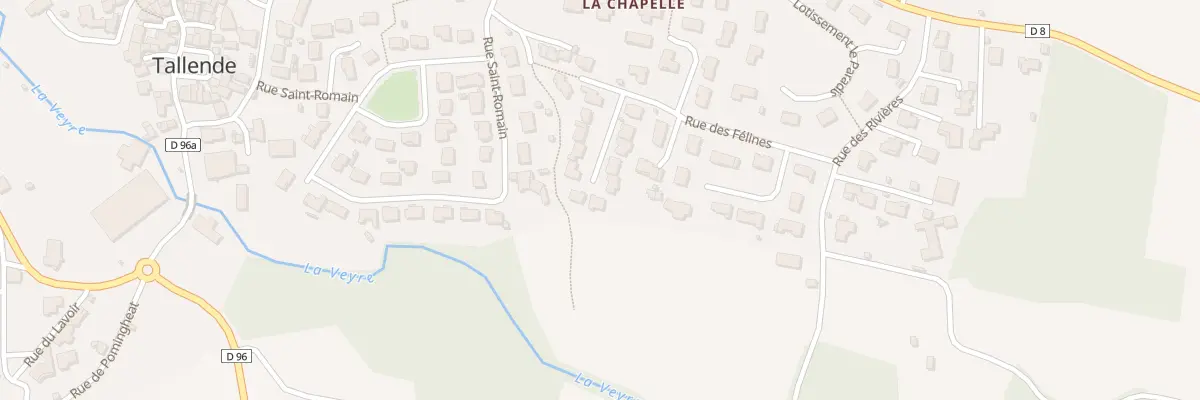 Plan du 6 Lot les Rives de la Veyre à Tallende