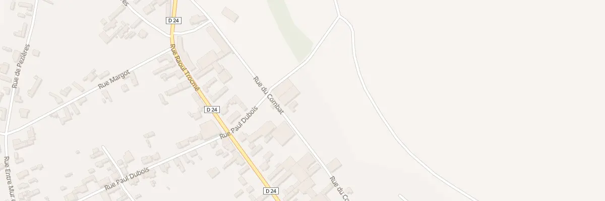 Plan du 7 Rue du Combat à Épehy