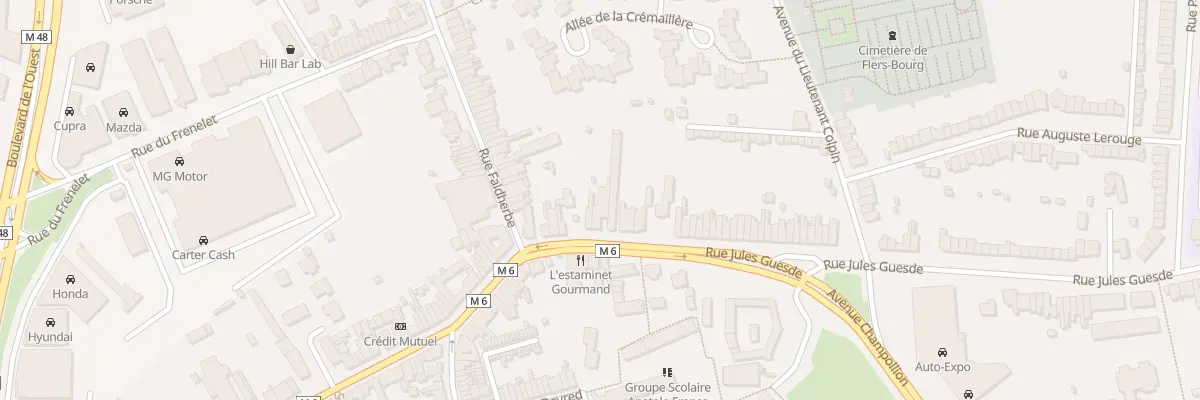 Plan du 247 Rue Jules Guesde à Villeneuve-d’Ascq