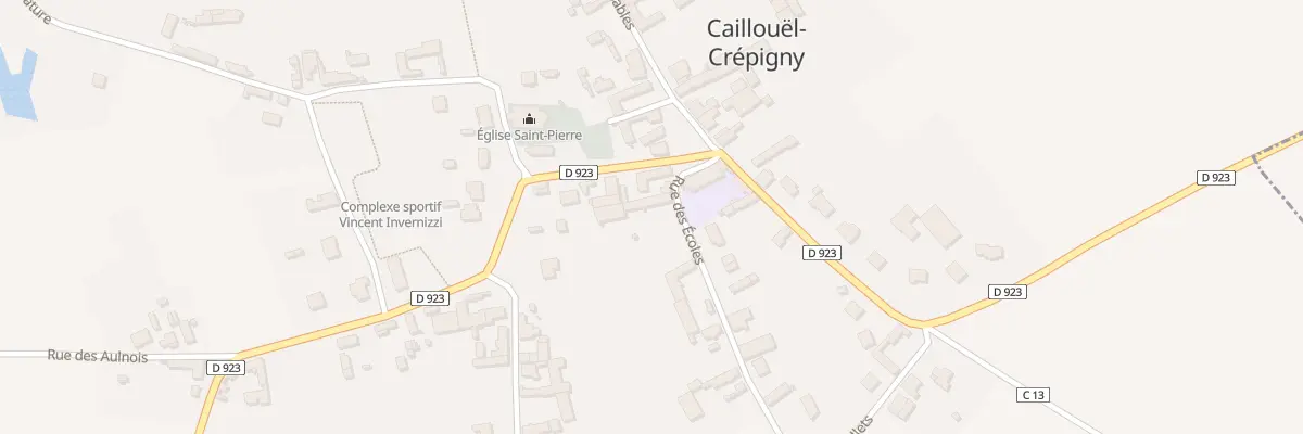 Plan du 4 Rue des Ecoles à Caillouël-Crépigny