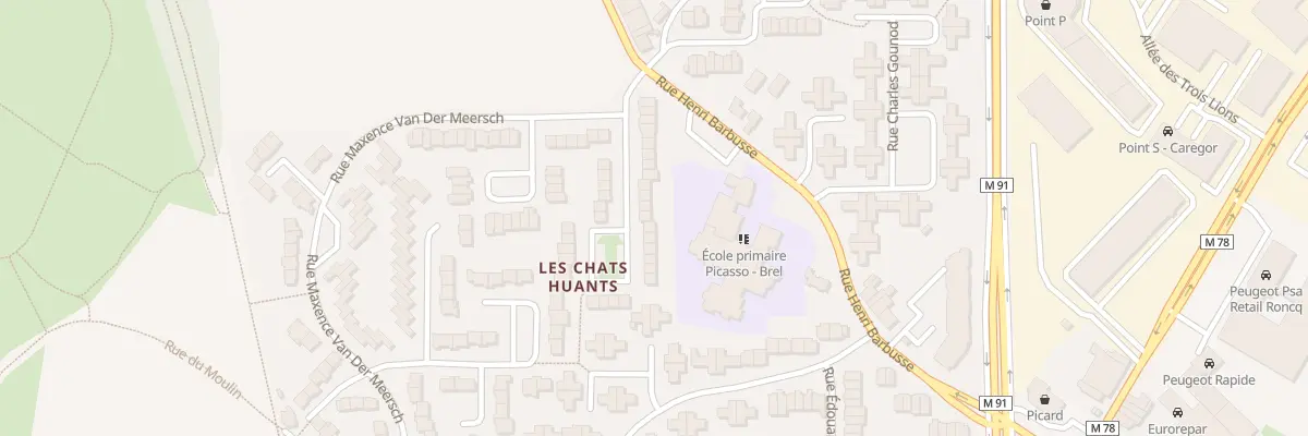 Plan du 23 Rue Alexandre Desrousseaux à Roncq