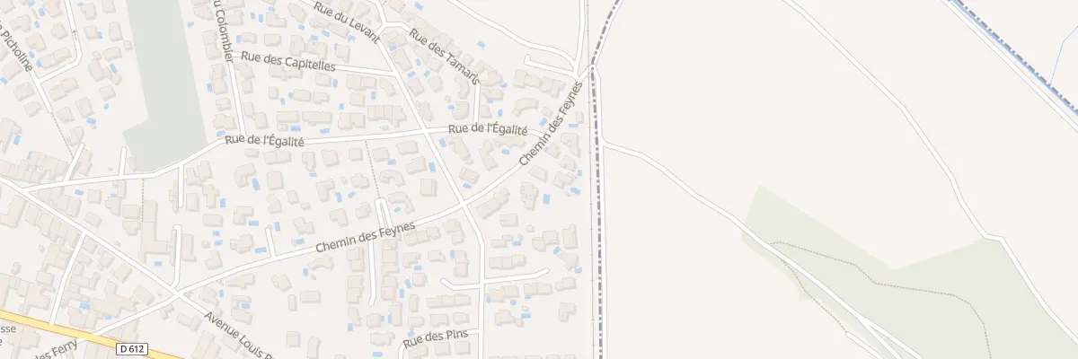 Plan du 20 Che de Feynes à Maureilhan