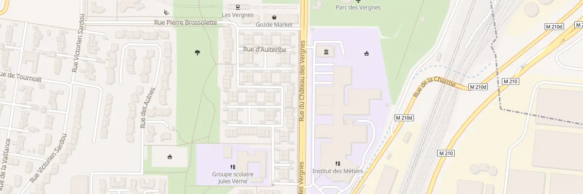 Plan du 40 Rue d’Aulteribe à Clermont-Ferrand