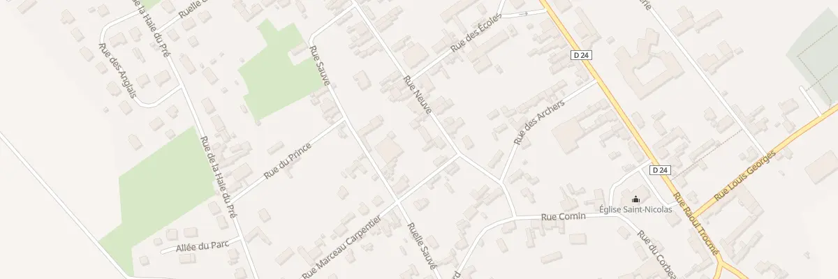 Plan du 5B Rue Neuve à Épehy