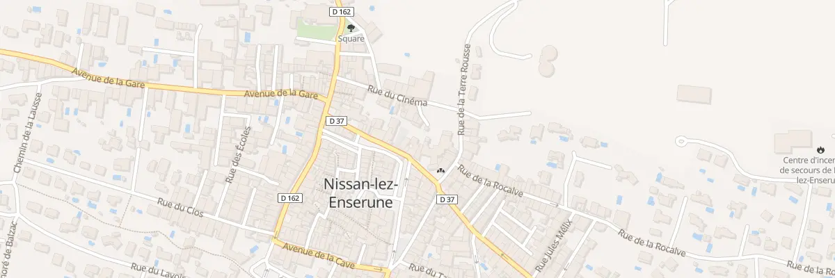 Plan du 25 Av de Lespignan à Nissan-lez-Enserune