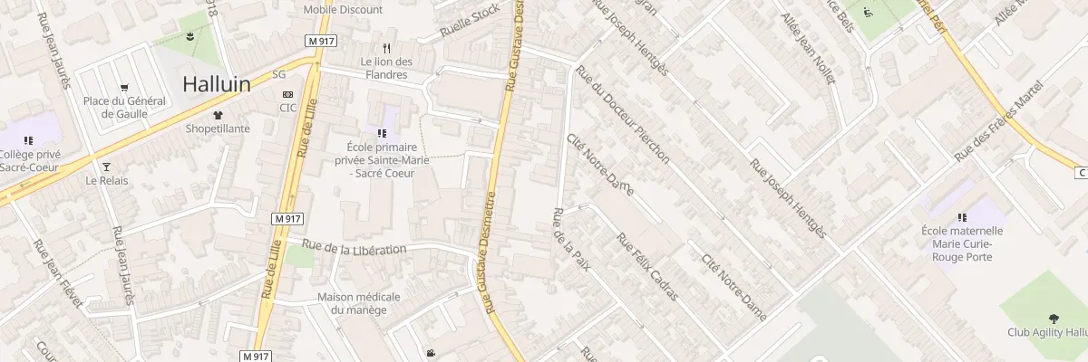 Plan du 32B Rue de la Paix à Halluin
