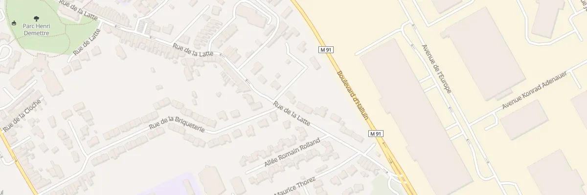 Plan du 63 Rue de la Latte à Roncq