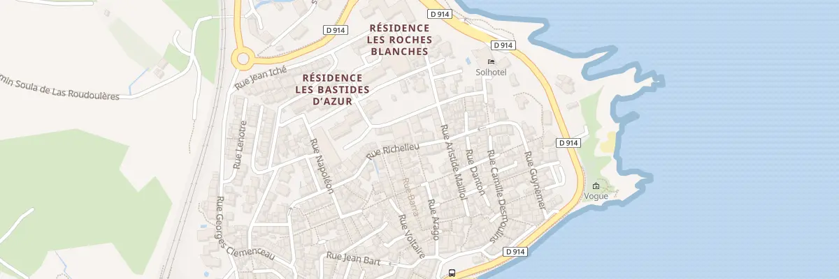 Plan du 55 Rue Richelieu à Banyuls-sur-Mer