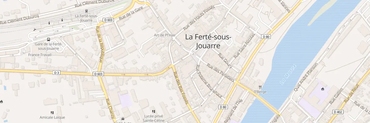 Plan du 1 Rue Pierre Marx à La Ferté-sous-Jouarre