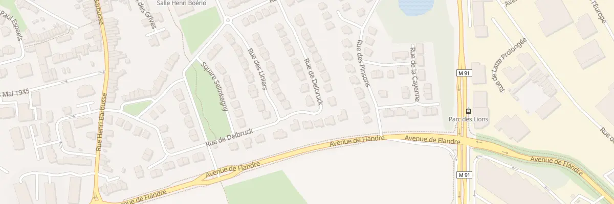Plan du 20 Rue de Delbrück à Roncq