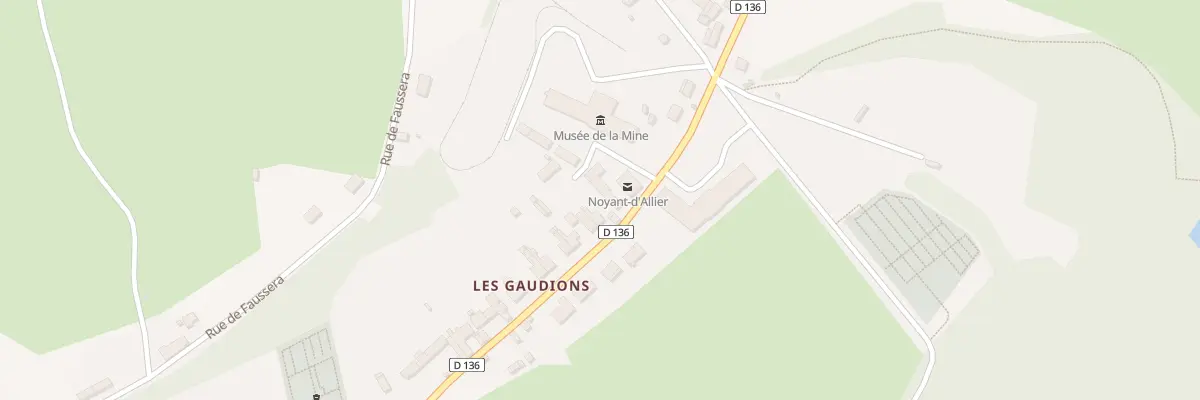 Plan du 5066A Les Gaudions à Noyant-d’Allier