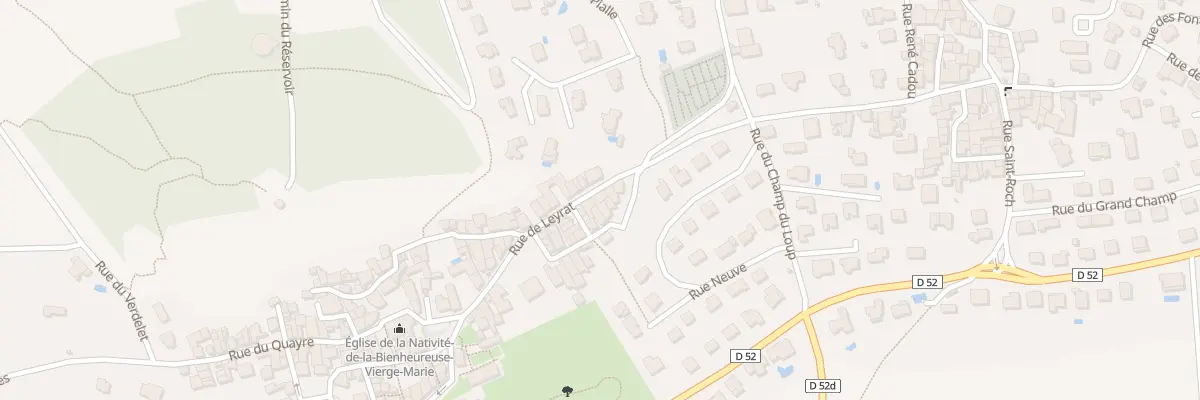 Plan du 24 Rue de Leyrat à La Roche-Blanche