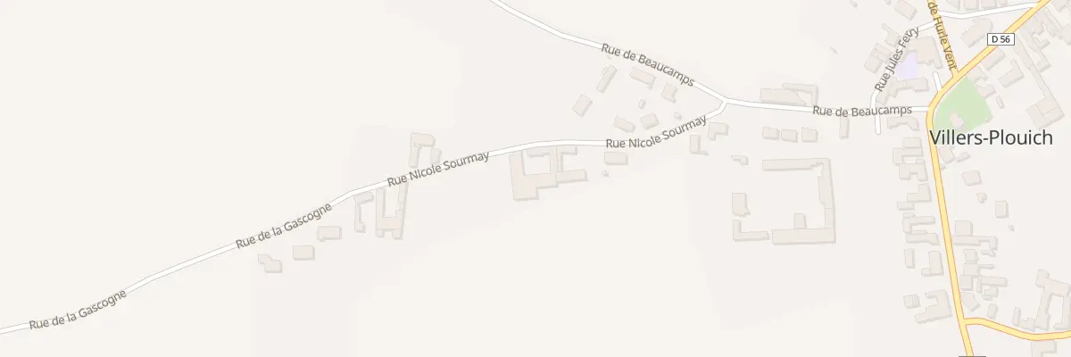 Plan du 7 Rue Nicole Sourmay à Villers-Plouich