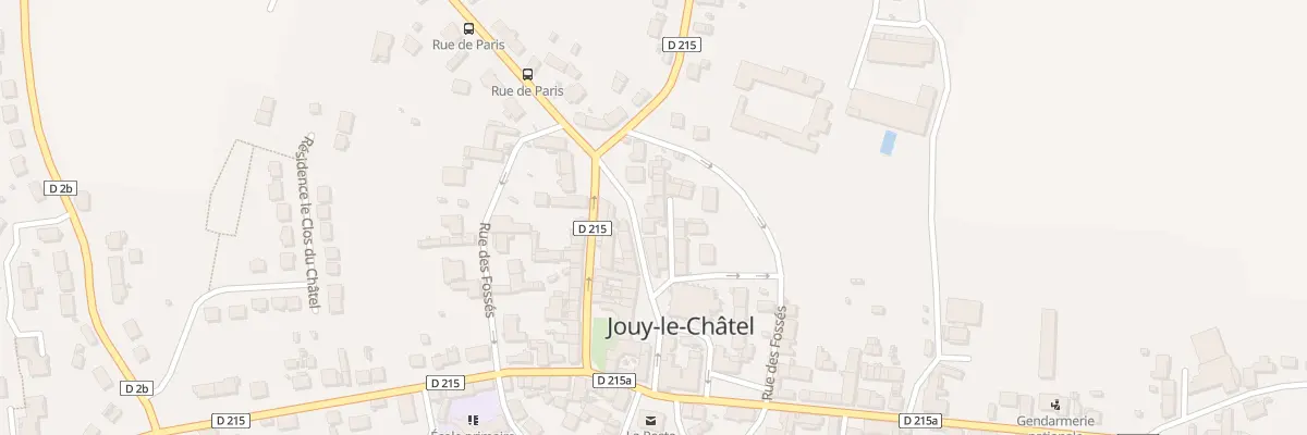 Plan du 5 Rue de Paris à Jouy-le-Châtel