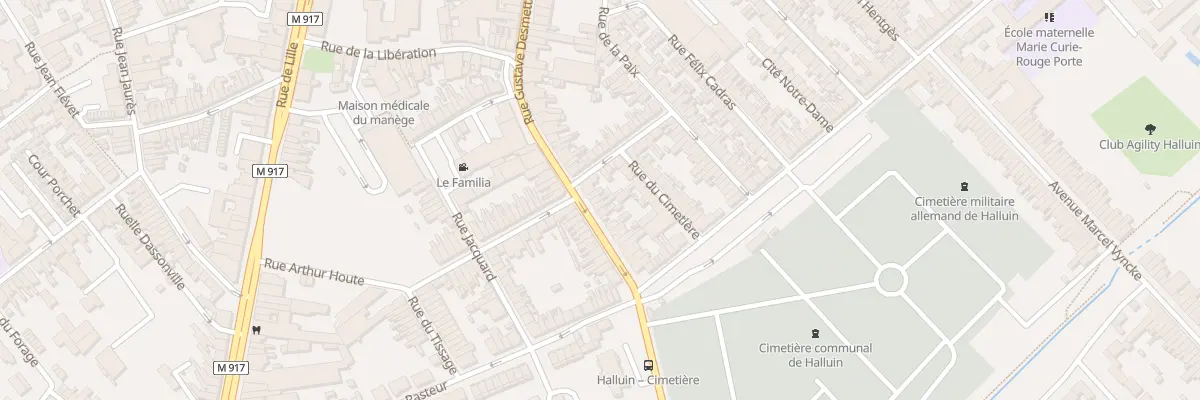 Plan du 143 Rue Gustave Desmettre à Halluin