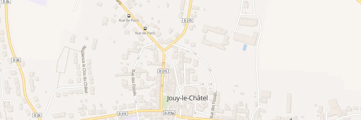 Plan du 7 Rue de Paris à Jouy-le-Châtel