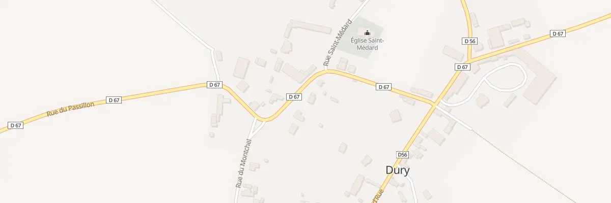 Plan du 5 Rue du Passillon à Dury