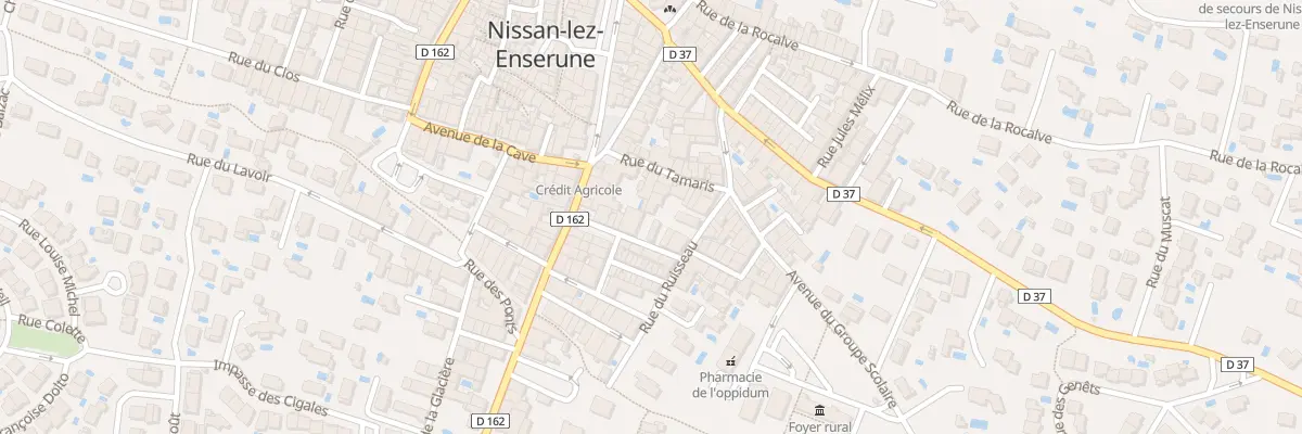 Plan du 5 Rue de la Poste à Nissan-lez-Enserune