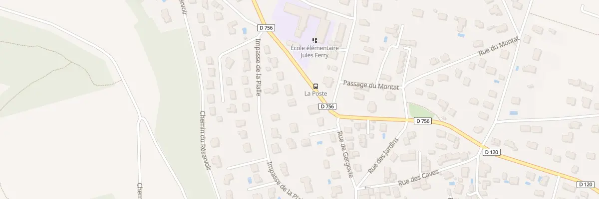 Plan du 29 Av de la République à La Roche-Blanche