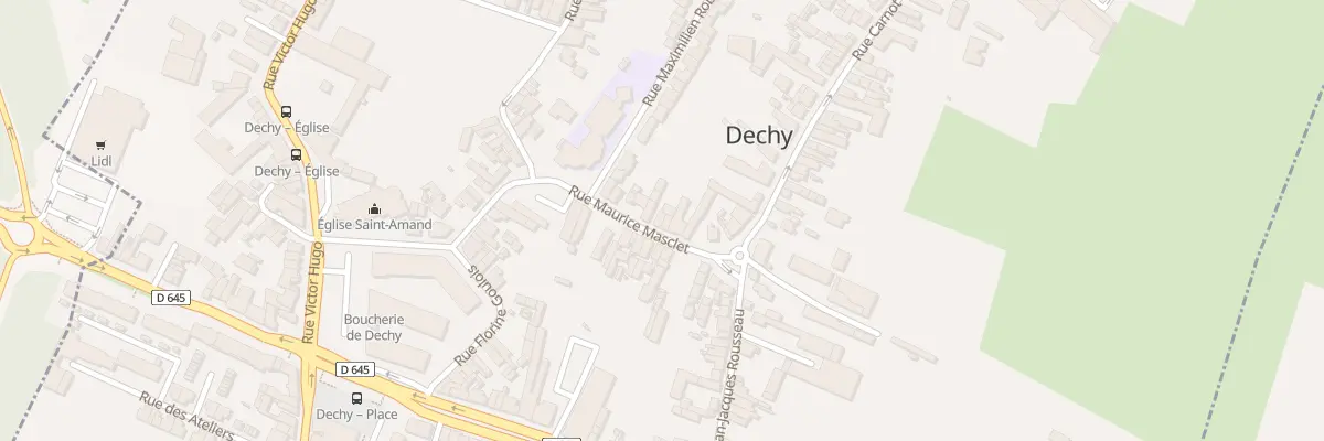 Plan du 35 Rue Maurice Masclet à Dechy