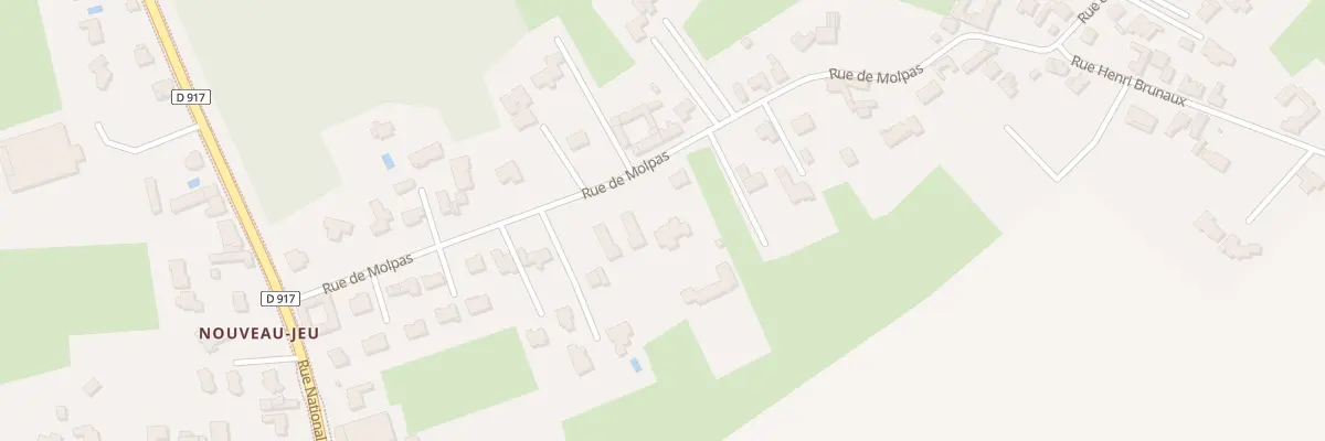 Plan du 260 Rue de Molpas à Mérignies