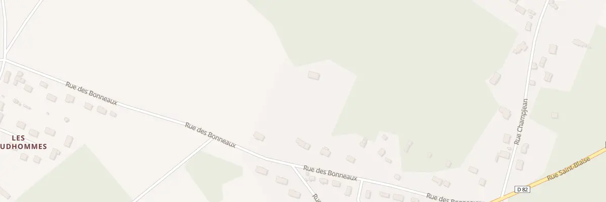 Plan du 391 Rue des Bonneaux à Brannay