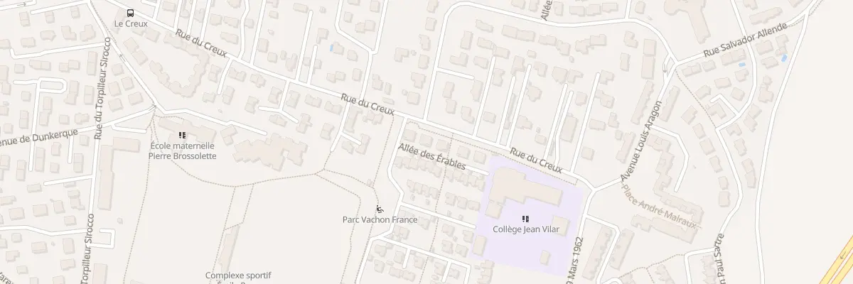Plan du 79 Rue du Creux à Riom