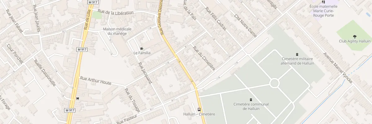 Plan du 147 Rue Gustave Desmettre à Halluin