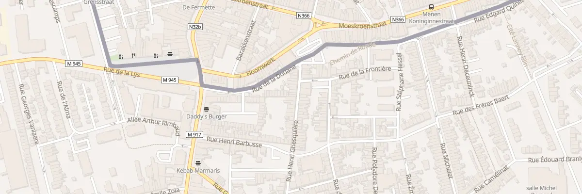 Plan du 45 Rue Henri Ghesquière à Halluin
