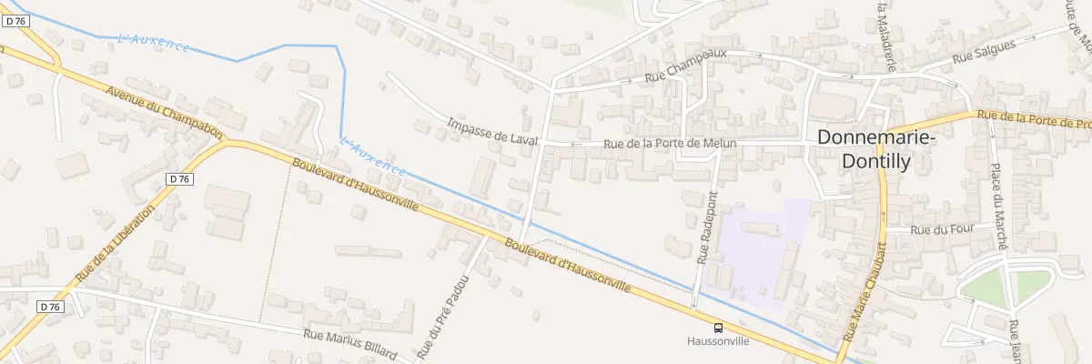 Plan du 4 Bd du Nord à Donnemarie-Dontilly