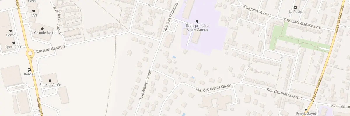 Plan du 18B Rue Albert Camus à Nevers
