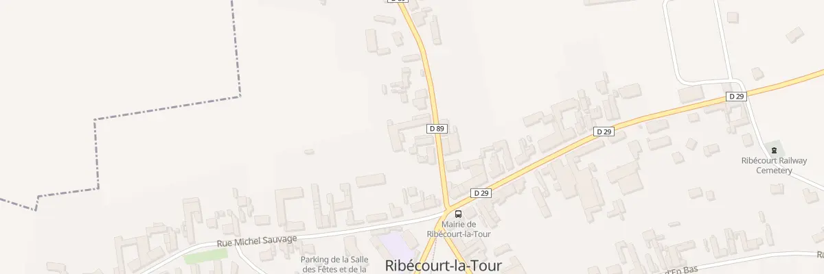 Plan du 3 Rue de Flesquières à Ribécourt-la-Tour