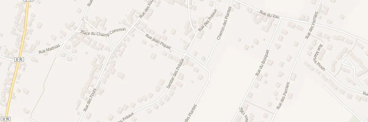 Plan du 3A Rue des Preaux à Champigny