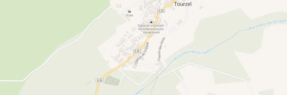 Plan du 25 Rue du Dauphiné d’Auvergne à Tourzel-Ronzières