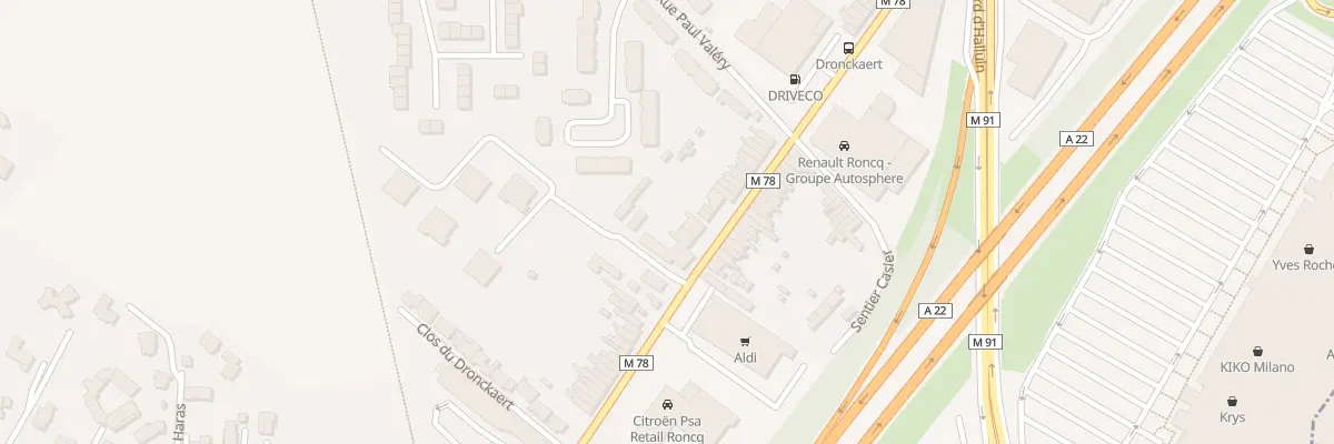Plan du 92T Rue du Dronckaert à Roncq