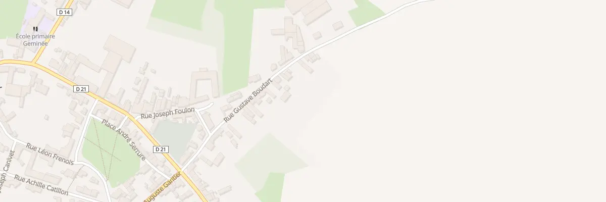 Plan du 22B Rue Gustave Boudart à Oisy-le-Verger