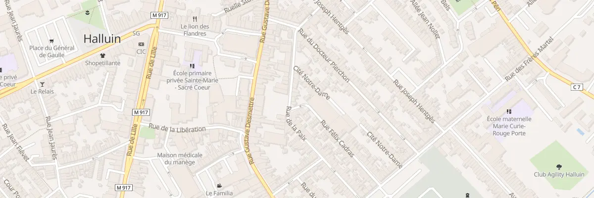 Plan du 27 Rue de la Paix à Halluin