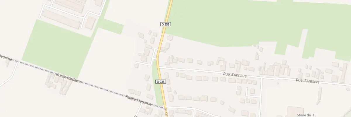 Plan du 35 Rue d’Anhiers à Douai