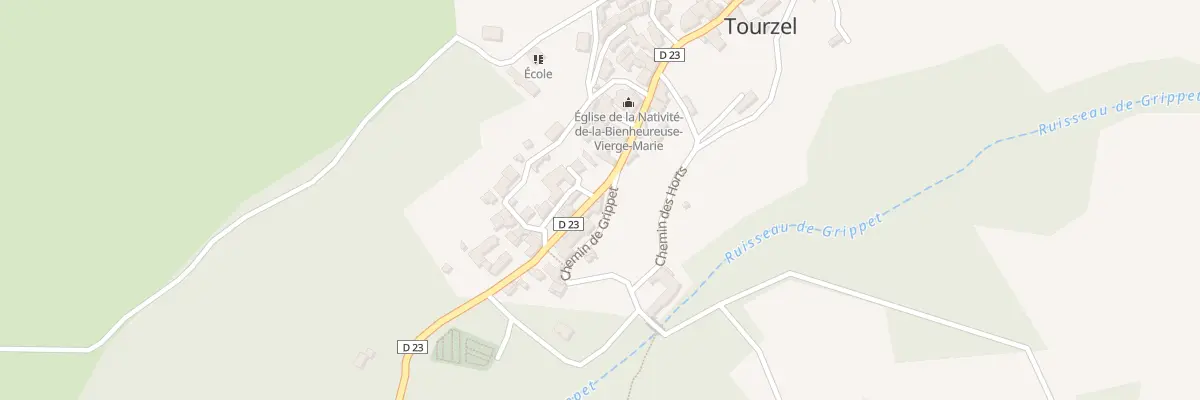Plan du 23 Rue du Dauphiné d’Auvergne à Tourzel-Ronzières