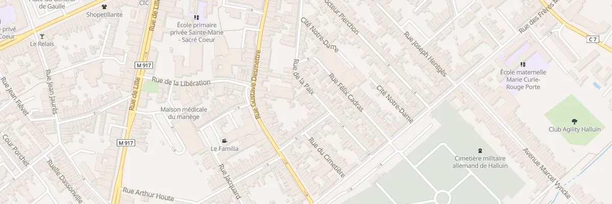 Plan du 48B Rue de la Paix à Halluin