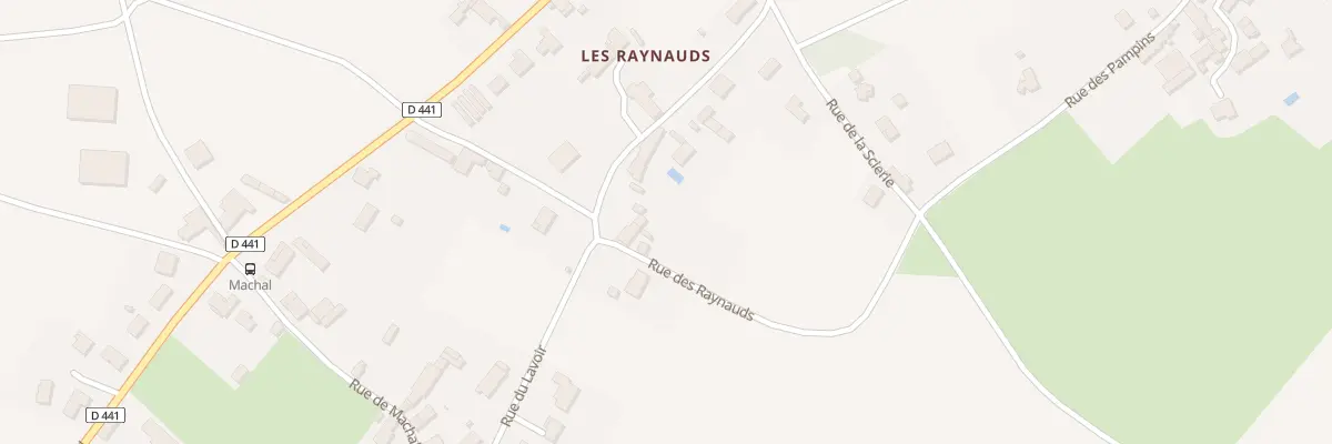 Plan du 15 Rue des Raynauds à Saint-Agoulin