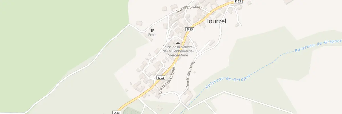 Plan du 38 Rue du Dauphiné d’Auvergne à Tourzel-Ronzières