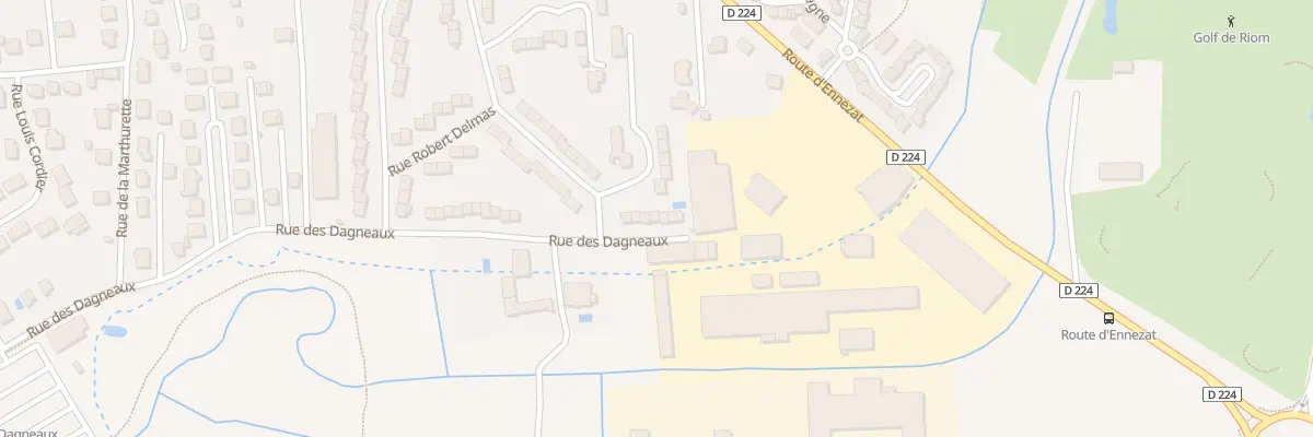 Plan du 48 Rue des Dagneaux à Riom
